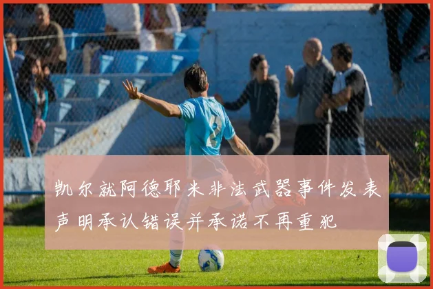 凯尔就阿德耶米非法武器事件发表声明承认错误并承诺不再重犯
